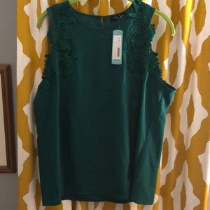 Eden Society for Stitch Fix NWT green blouse